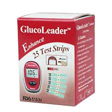 Gluco leder red strip